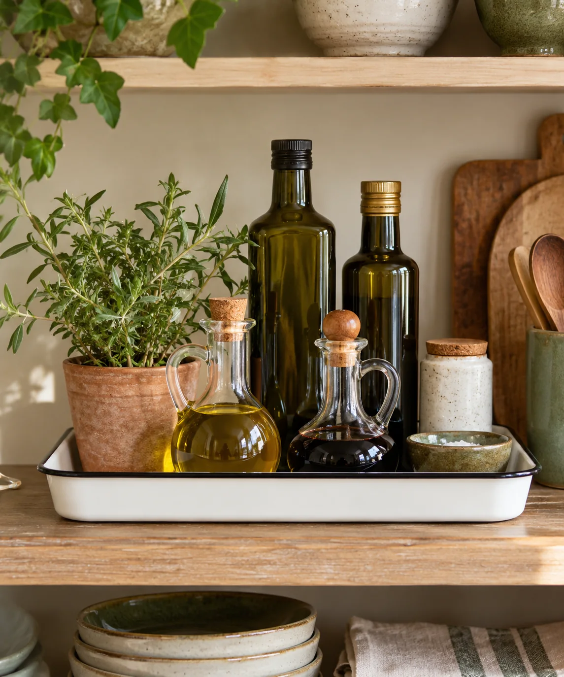AI-generated editorial image inspired by pantry organization