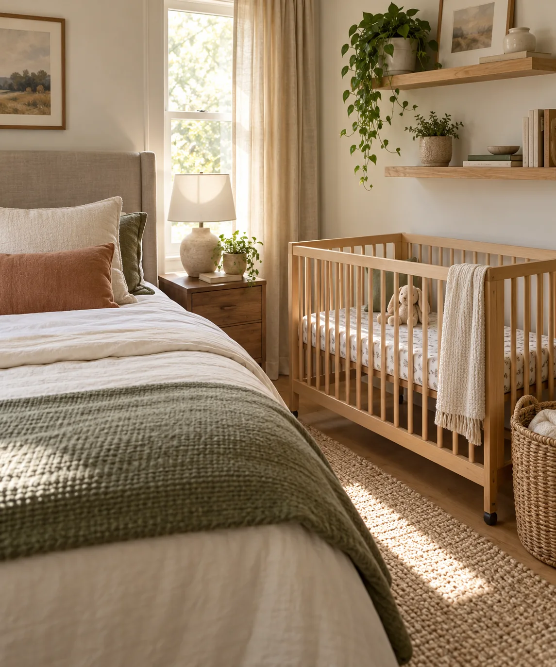 AI-generated editorial image inspired by small bedroom layouts