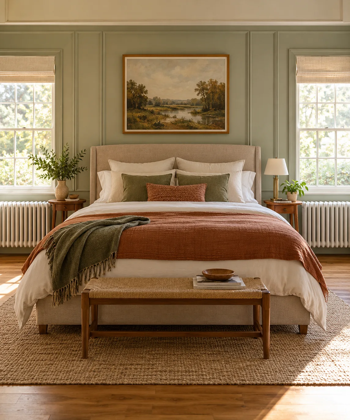 AI-generated editorial image inspired by small bedroom layouts