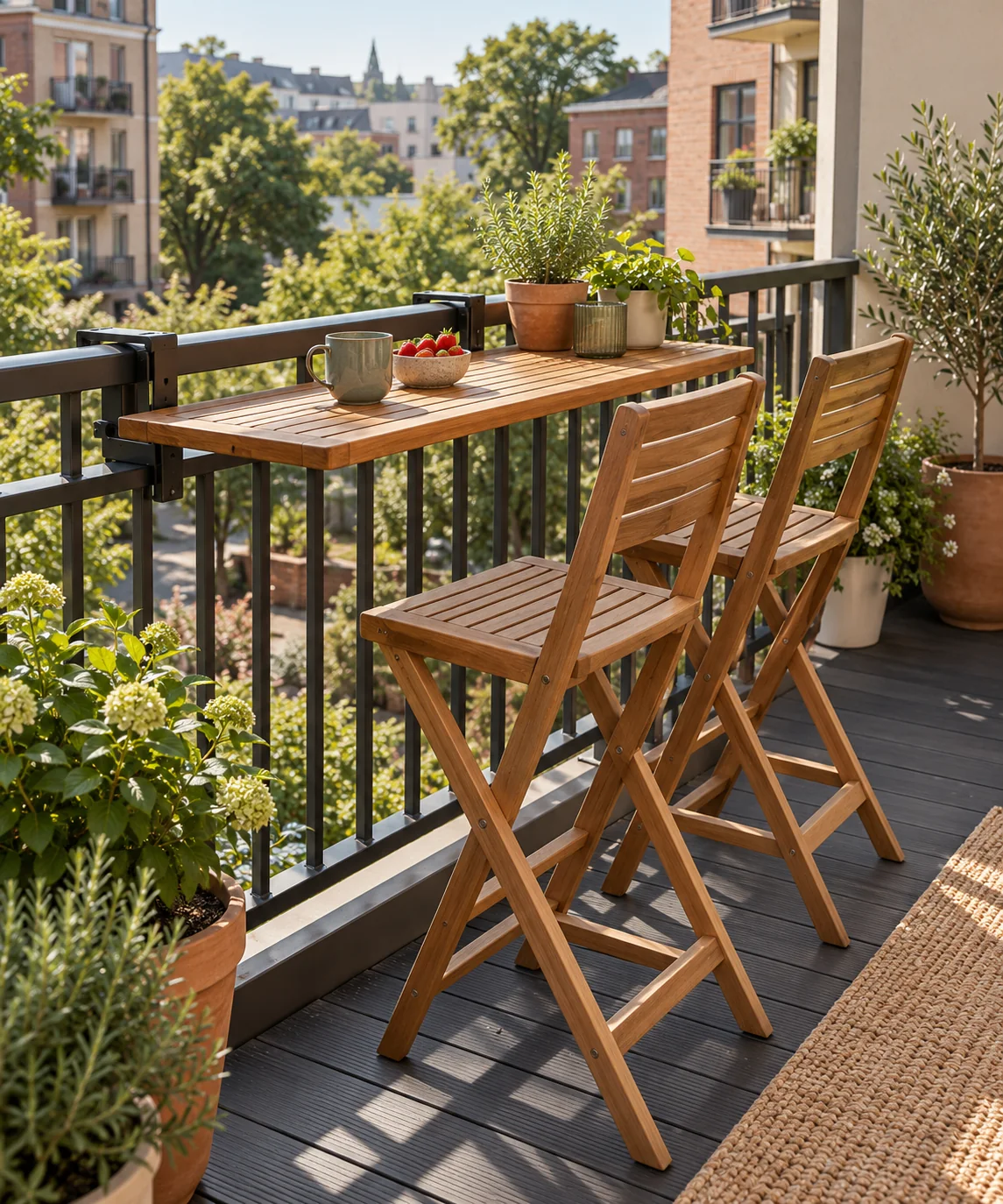AI-generated editorial image inspired by patio seating ideas