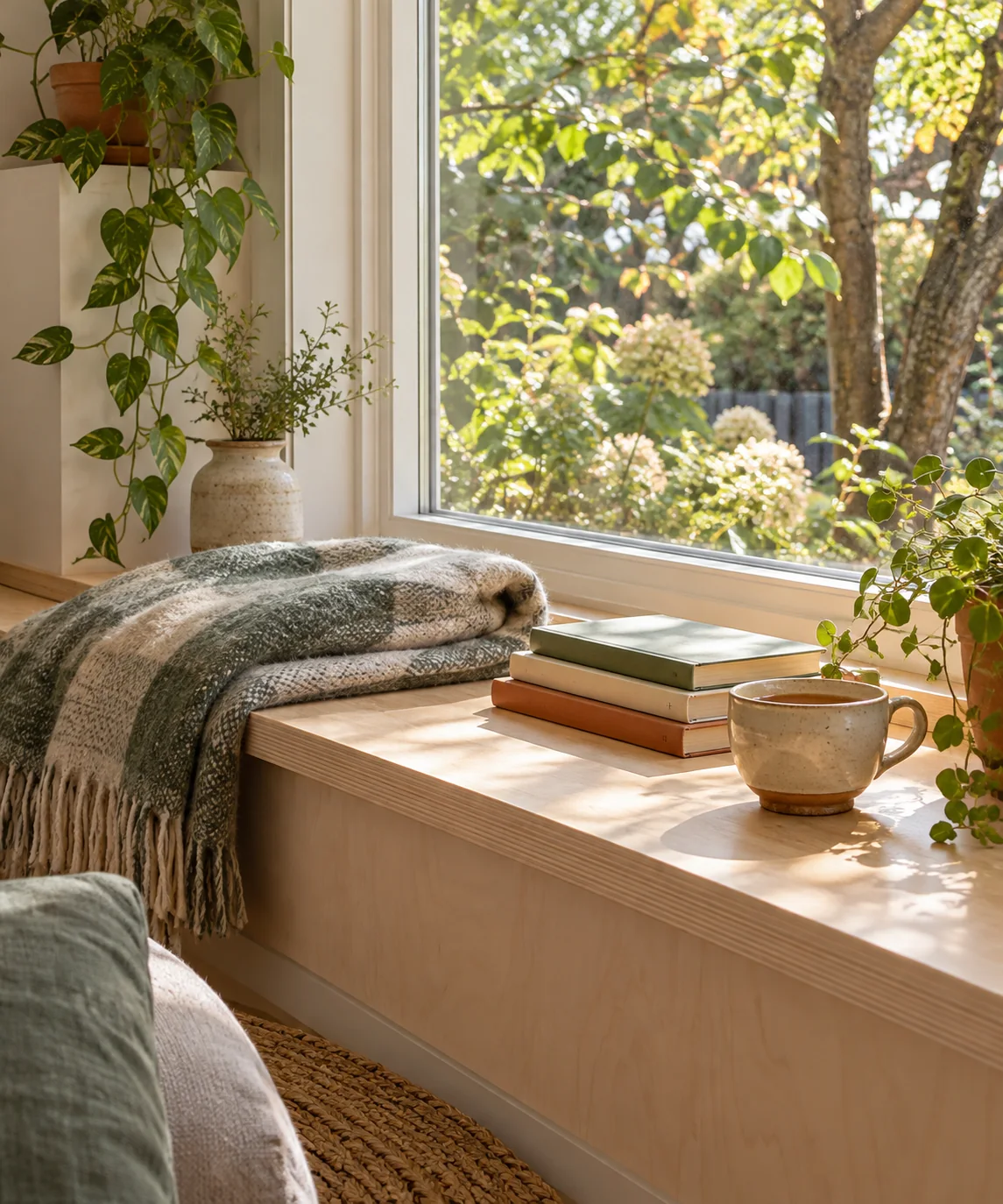 AI-generated editorial image inspired by reading corners