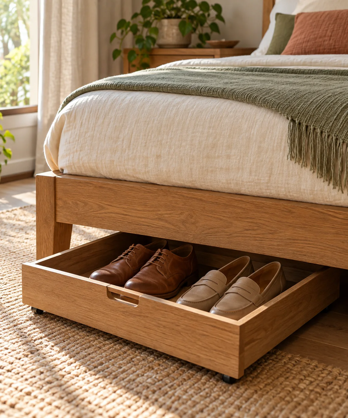 AI-generated editorial image inspired by small bedroom layouts