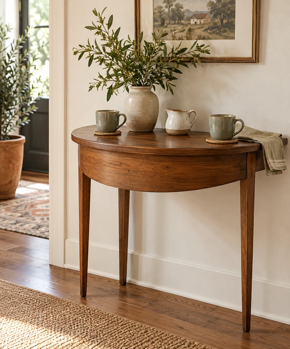 AI-generated editorial image inspired by dining nooks