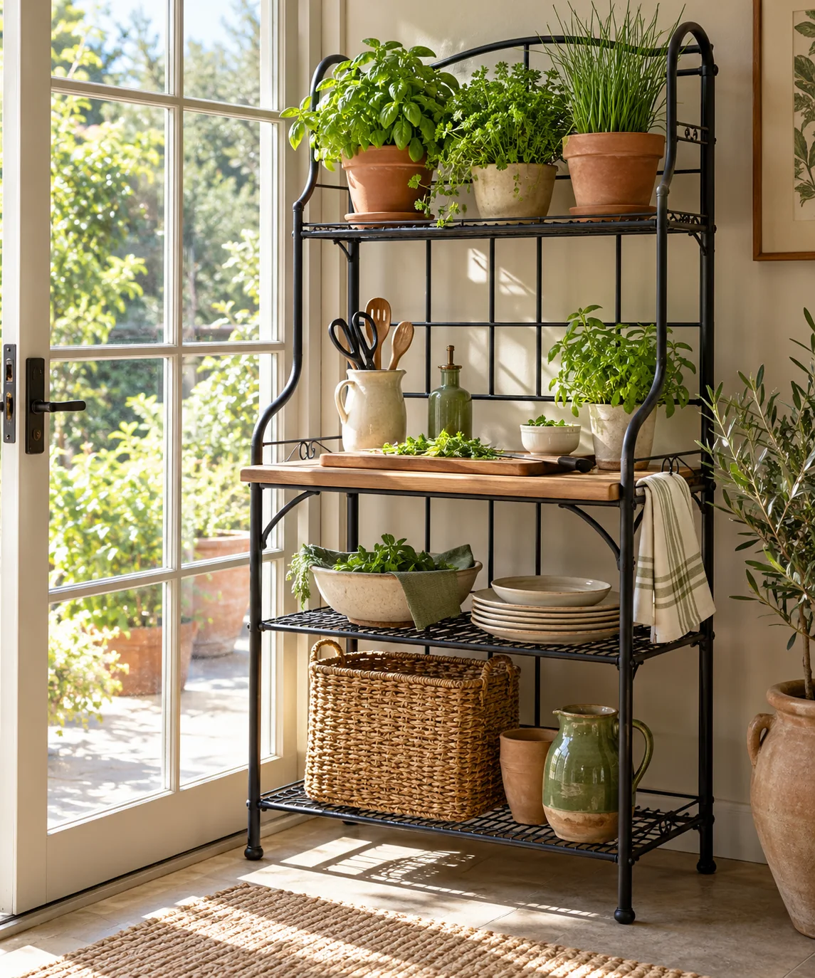 AI-generated editorial image inspired by indoor plant styling