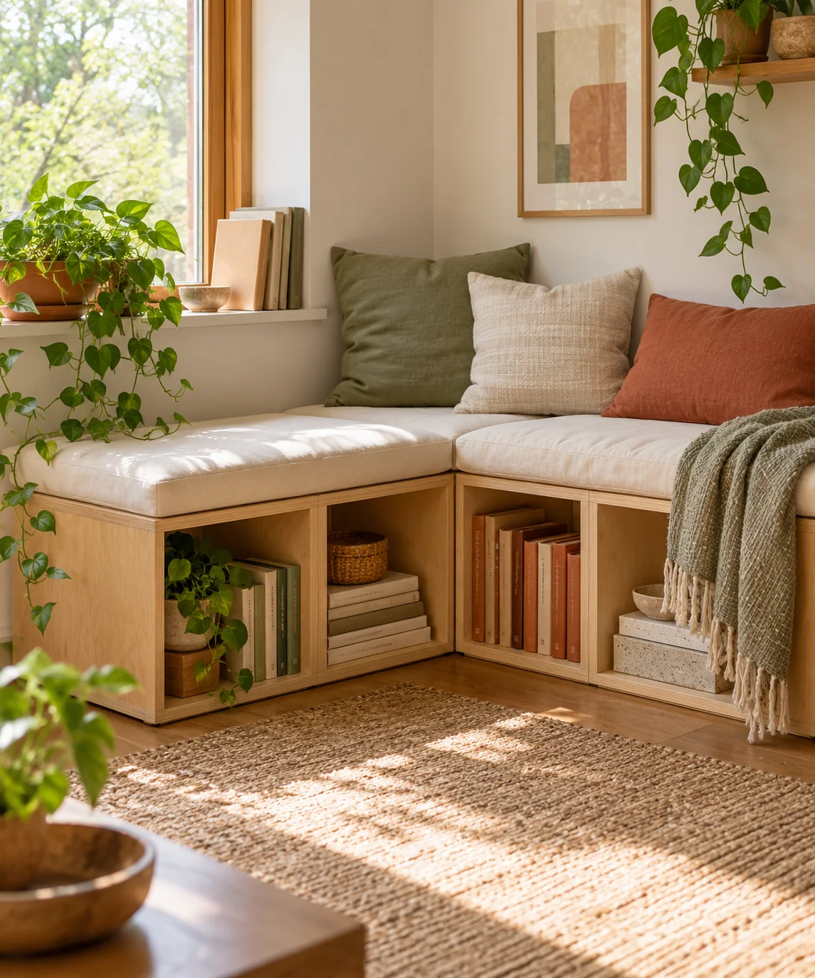 AI-generated editorial image inspired by reading corners