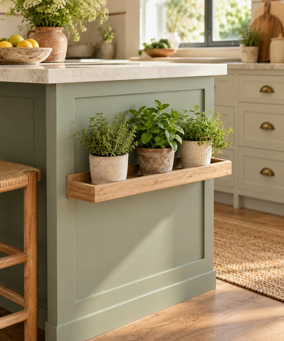 AI-generated editorial image inspired by indoor plant styling