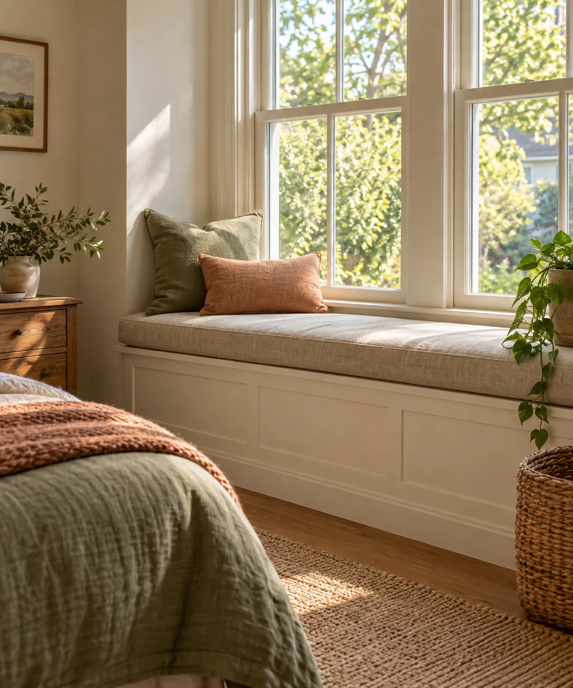 AI-generated editorial image inspired by small bedroom layouts