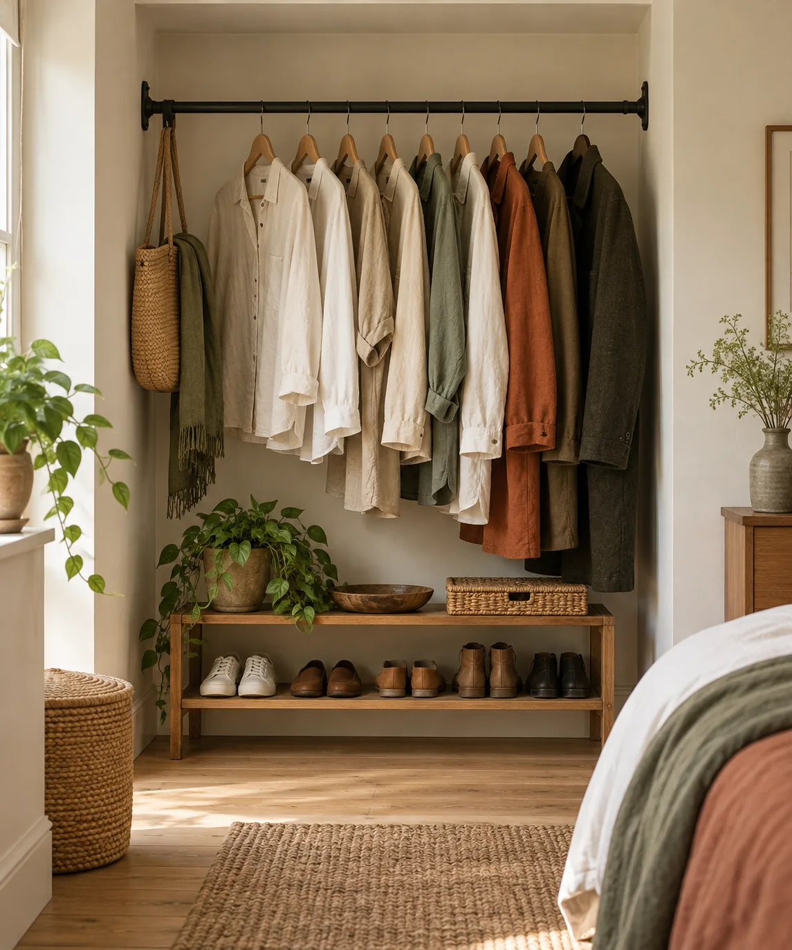 AI-generated editorial image inspired by small bedroom layouts