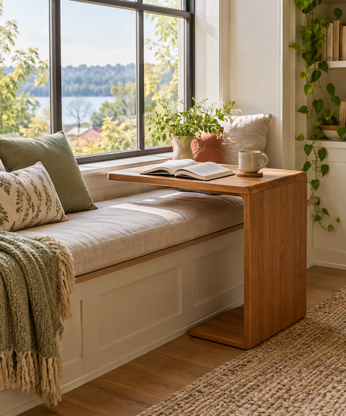 AI-generated editorial image inspired by compact home offices