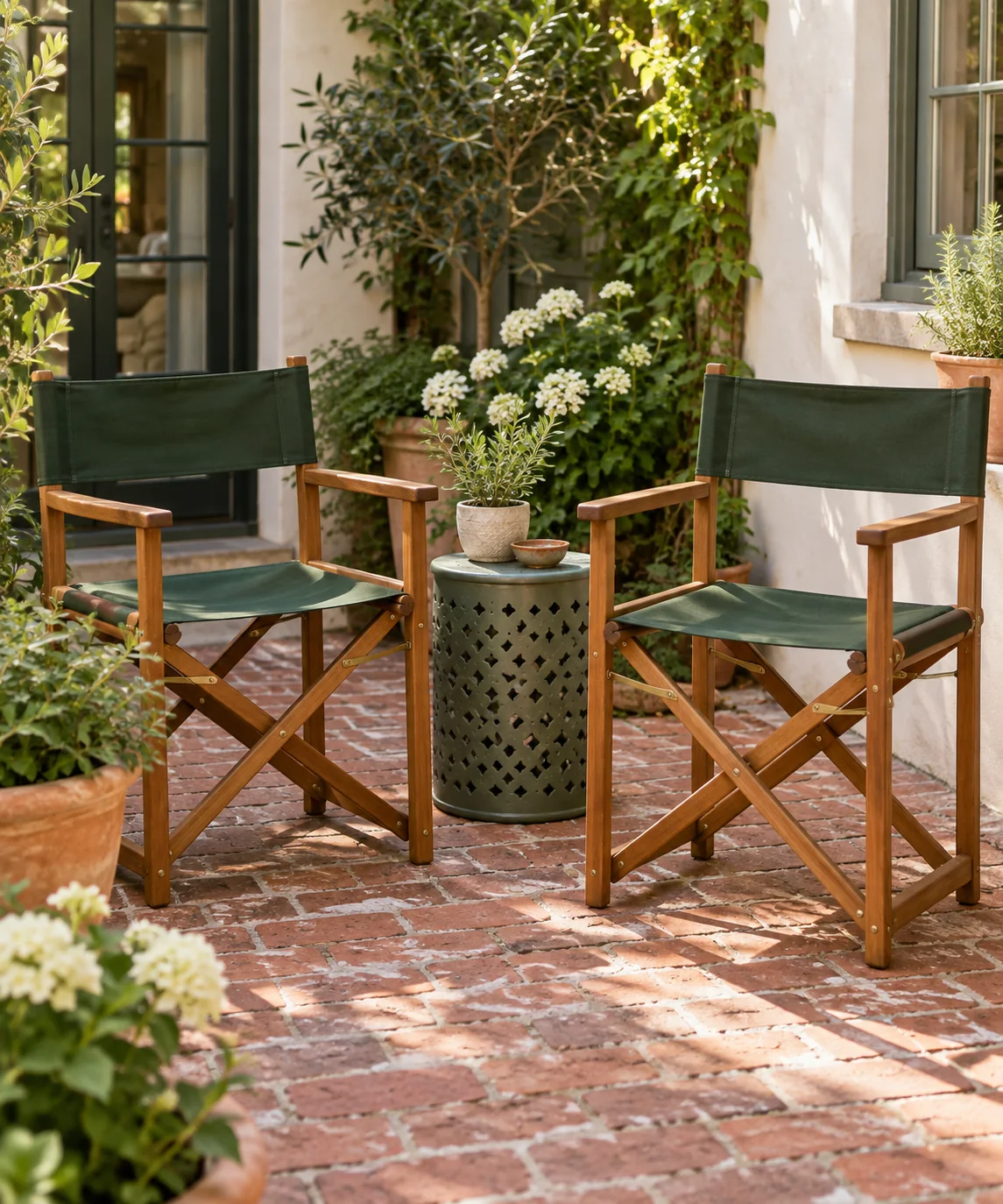 AI-generated editorial image inspired by patio seating ideas