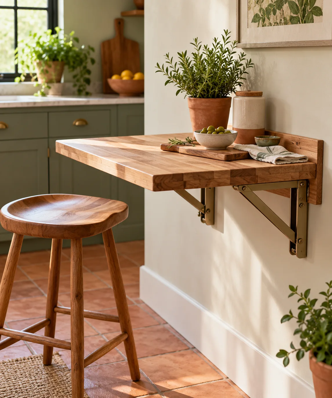 AI-generated editorial image inspired by dining nooks