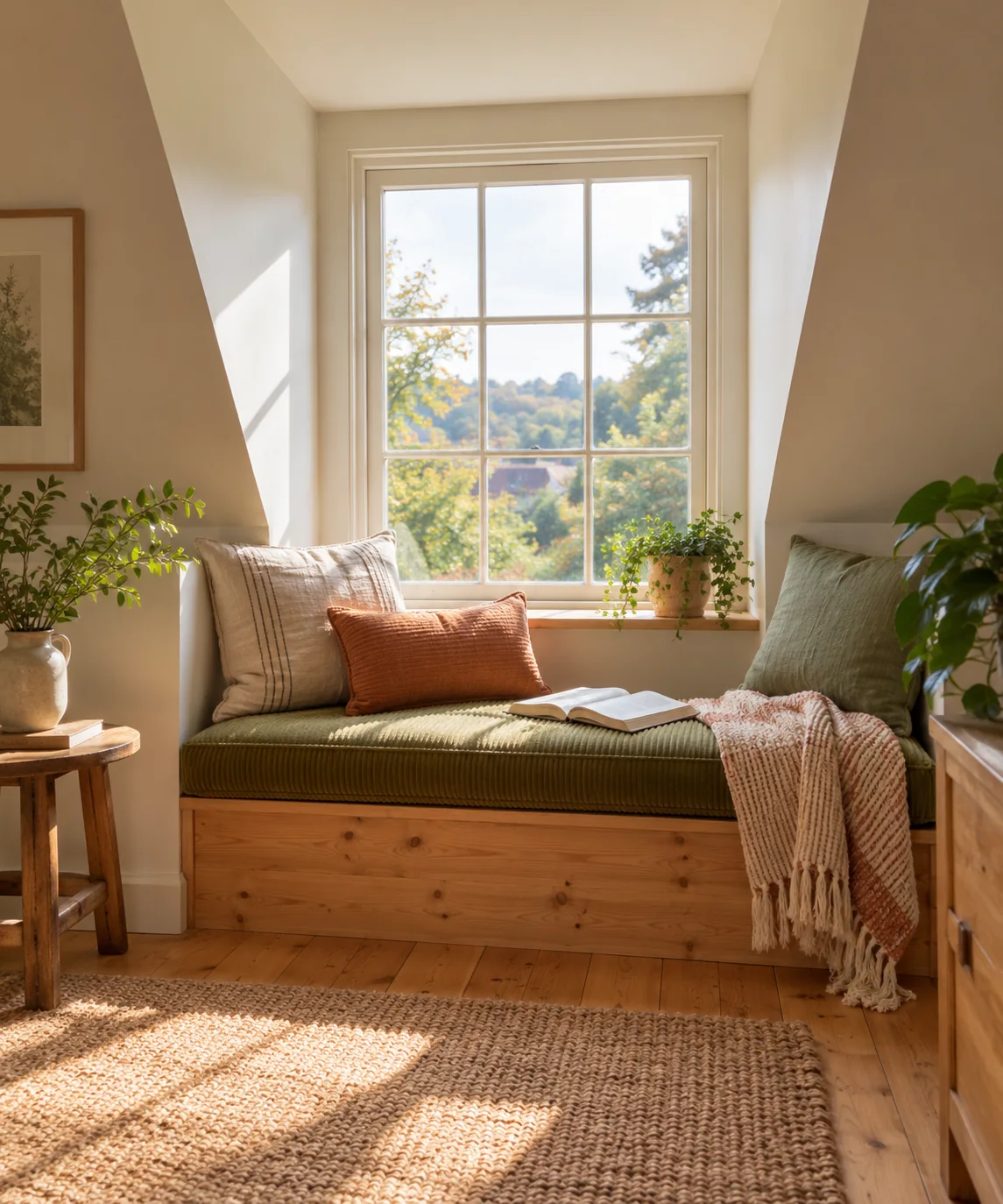 AI-generated editorial image inspired by reading corners