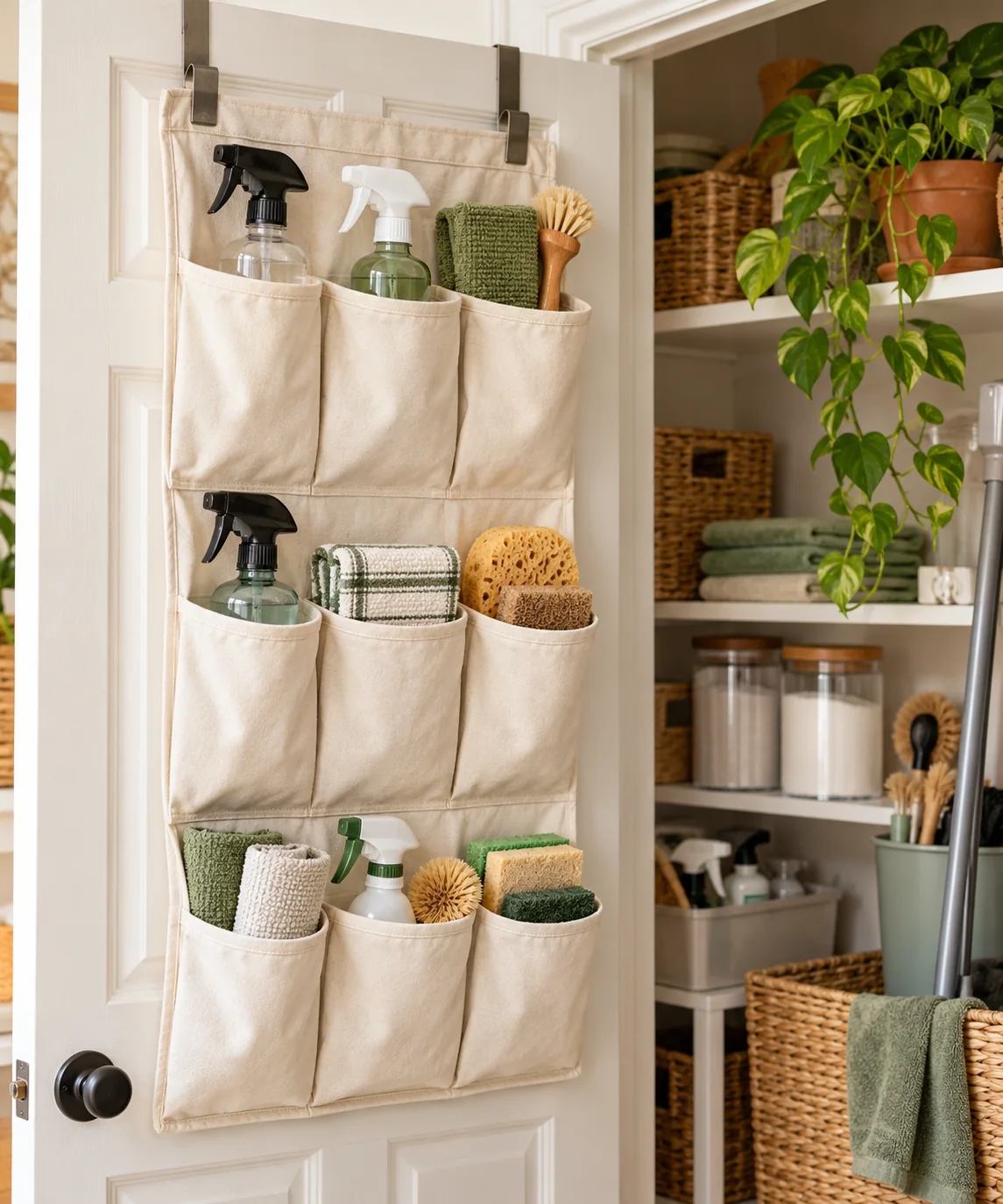 AI-generated editorial image inspired by rental-friendly decor