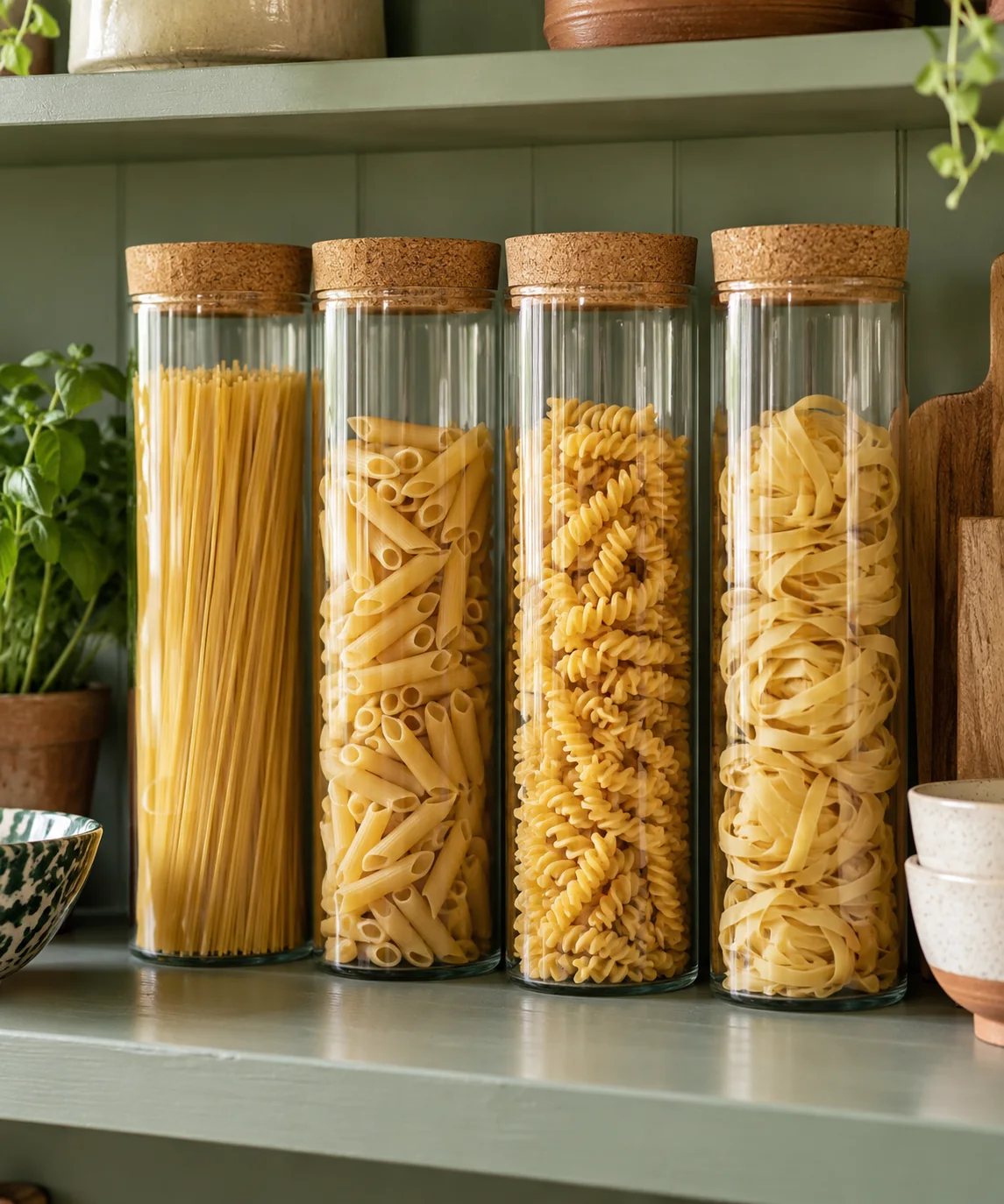 AI-generated editorial image inspired by pantry organization