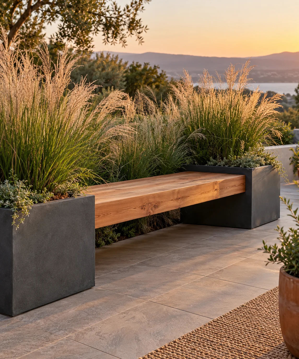 AI-generated editorial image inspired by patio seating ideas