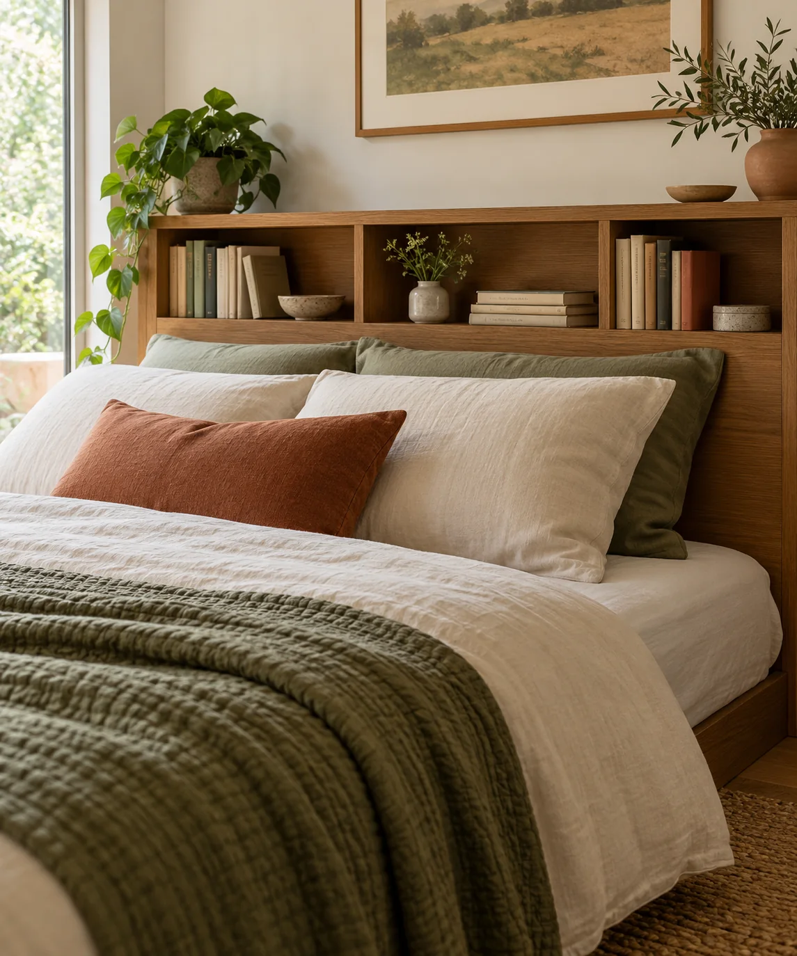 AI-generated editorial image inspired by small bedroom layouts