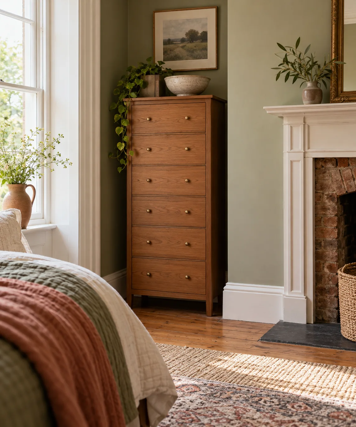AI-generated editorial image inspired by small bedroom layouts