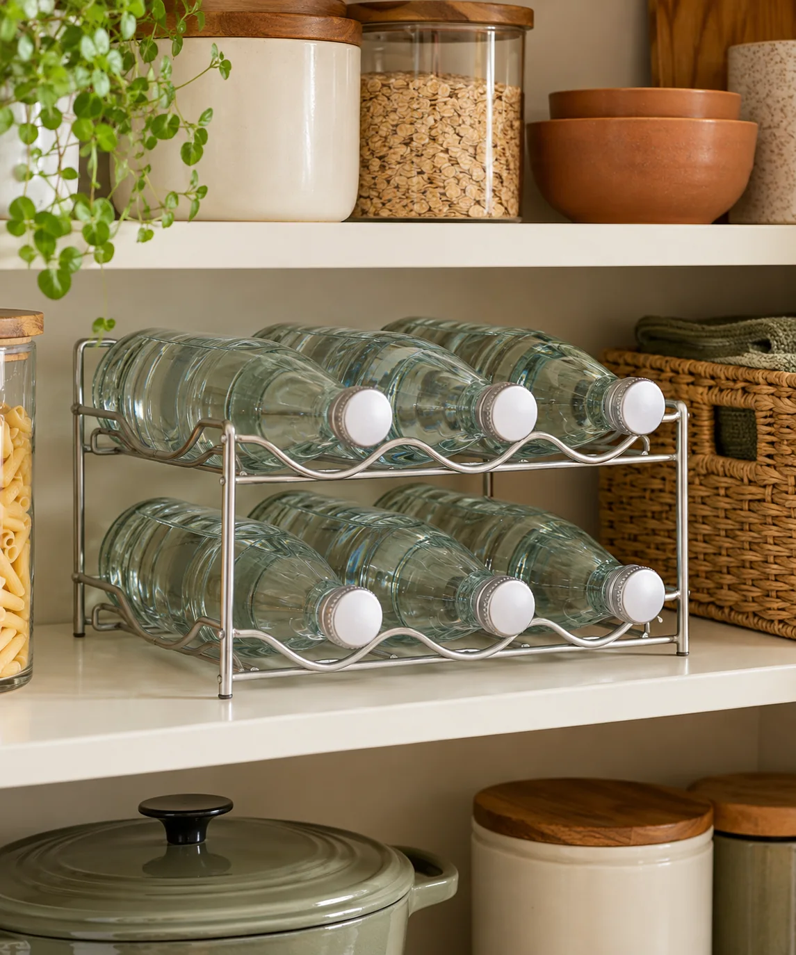 AI-generated editorial image inspired by pantry organization