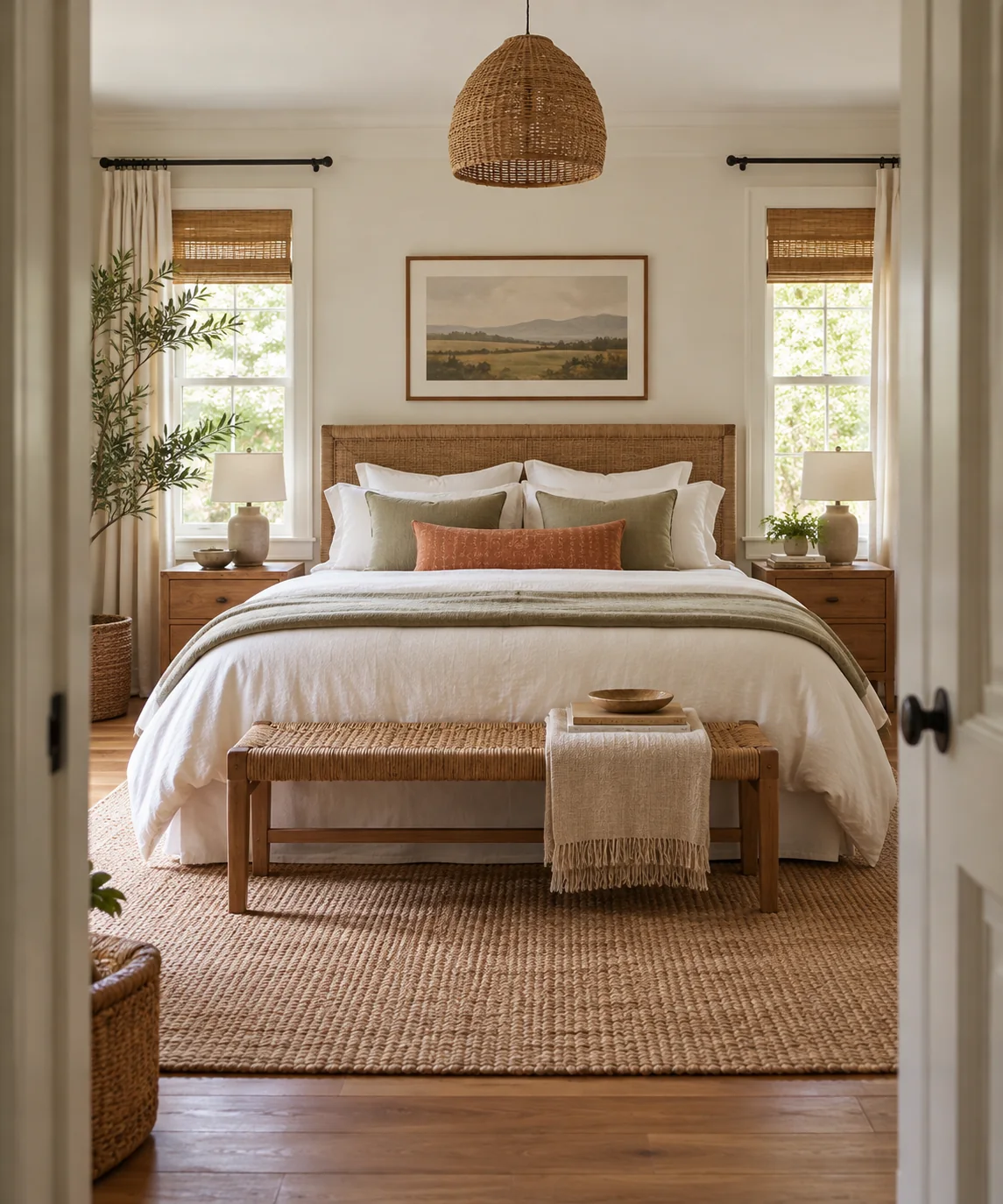 AI-generated editorial image inspired by small bedroom layouts