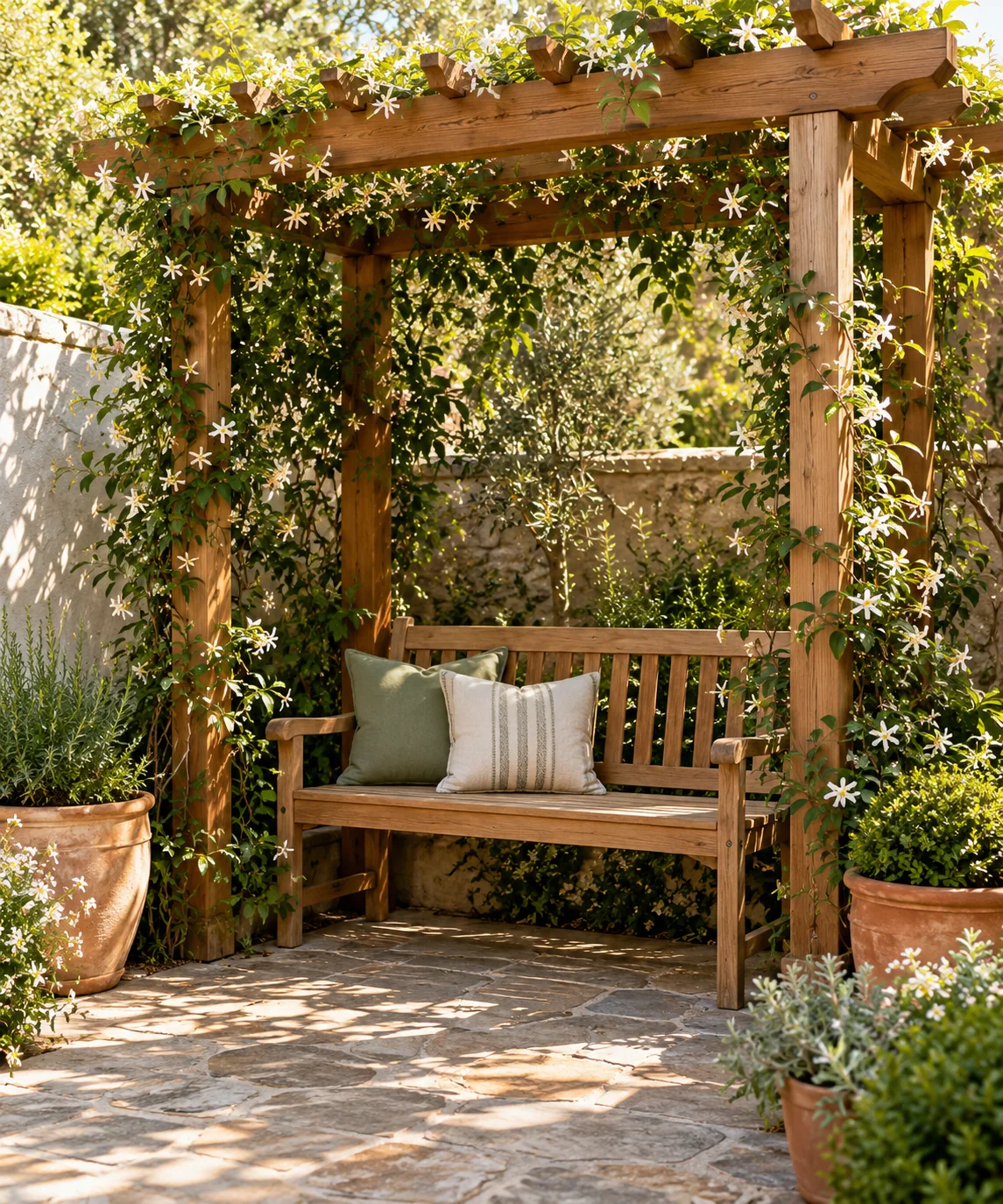 AI-generated editorial image inspired by patio seating ideas