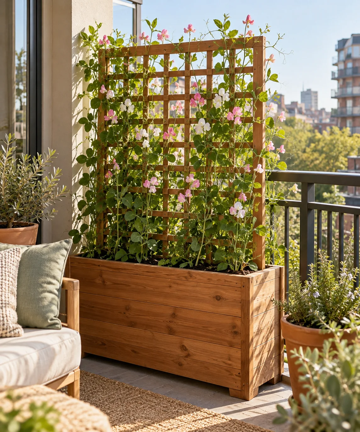 AI-generated editorial image inspired by rental-friendly decor