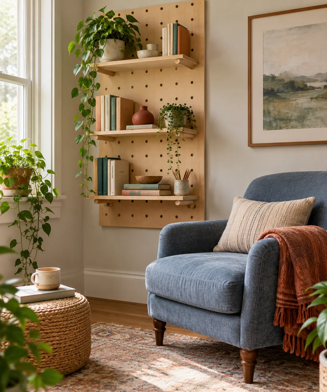 AI-generated editorial image inspired by reading corners