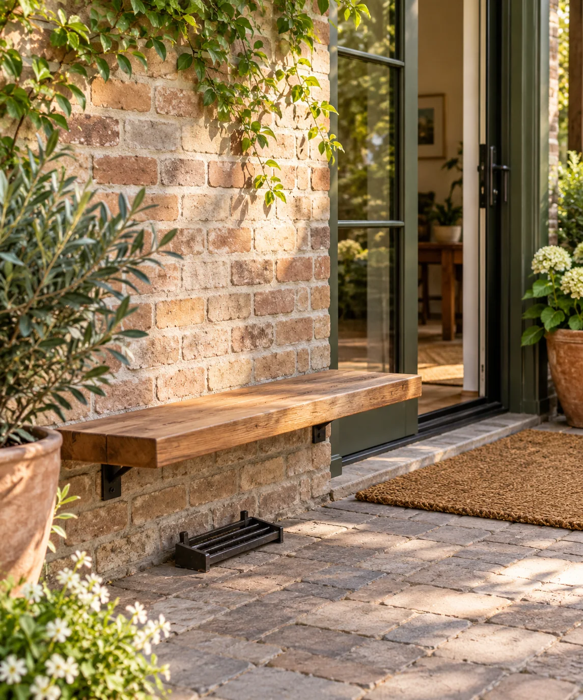 AI-generated editorial image inspired by patio seating ideas