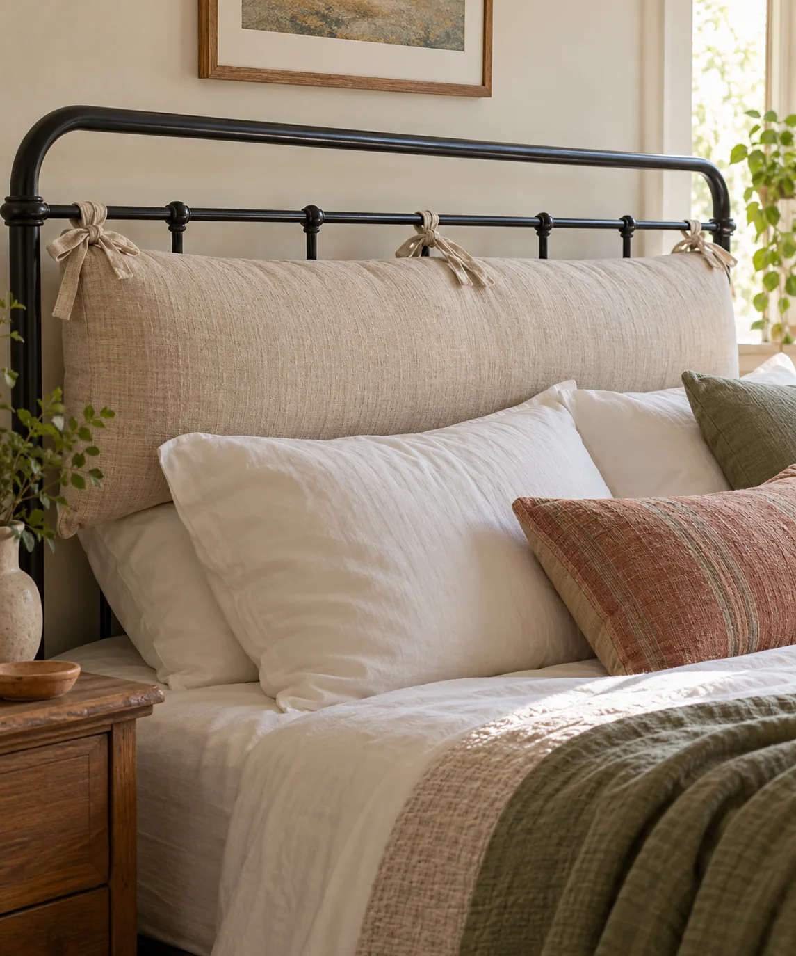 AI-generated editorial image inspired by rental-friendly decor