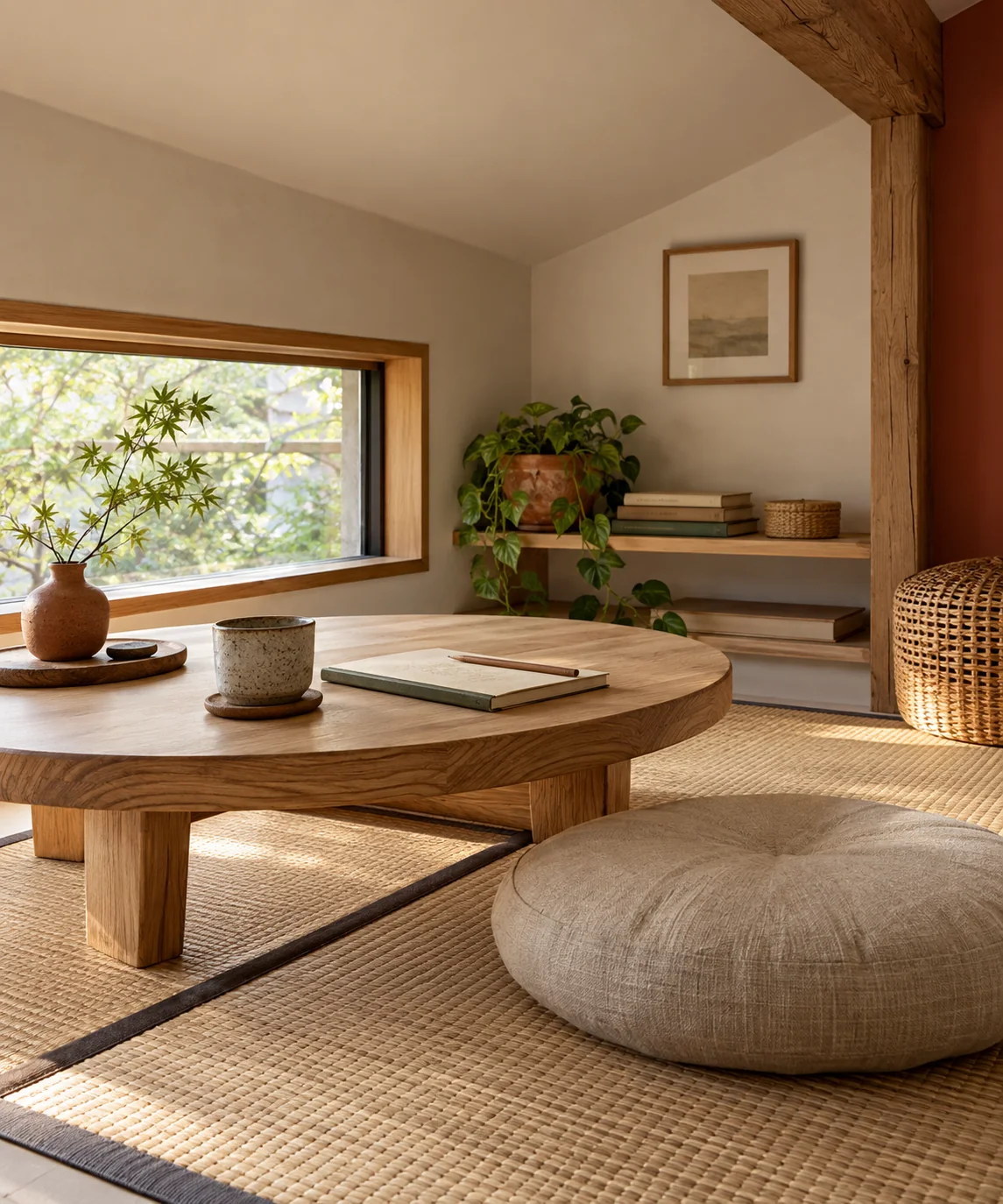 AI-generated editorial image inspired by compact home offices