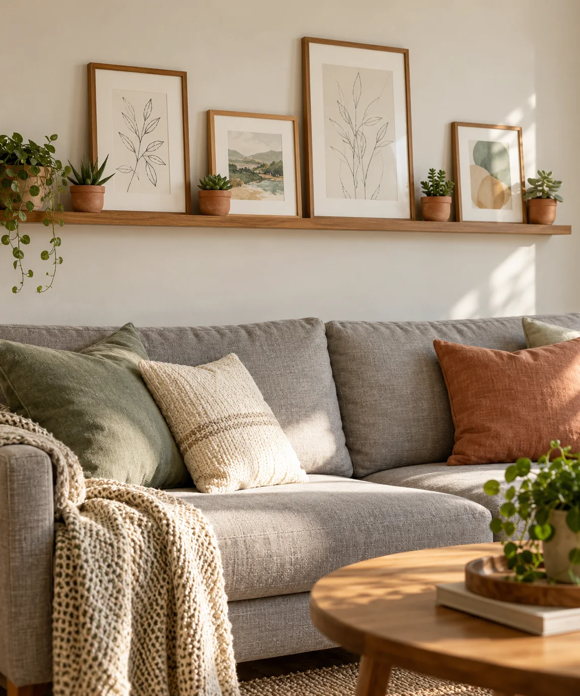 AI-generated editorial image inspired by indoor plant styling