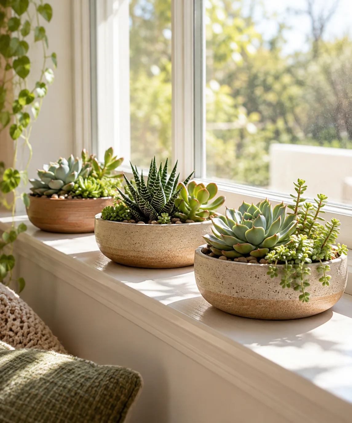 AI-generated editorial image inspired by warm neutral living rooms