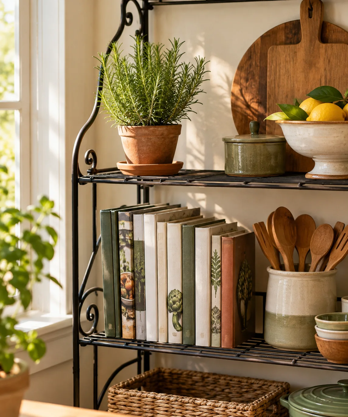 AI-generated editorial image inspired by bookshelf styling