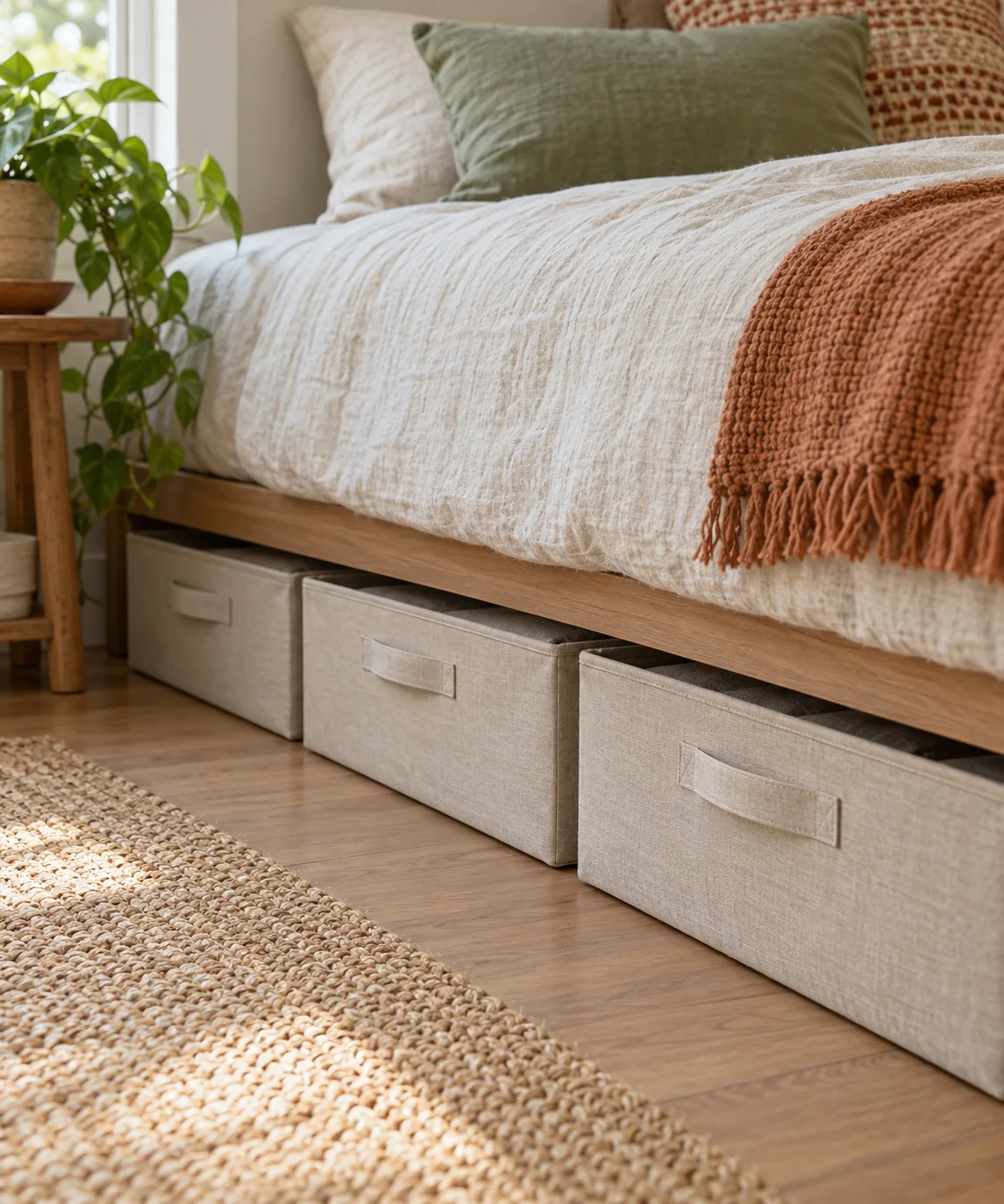 AI-generated editorial image inspired by small bedroom layouts