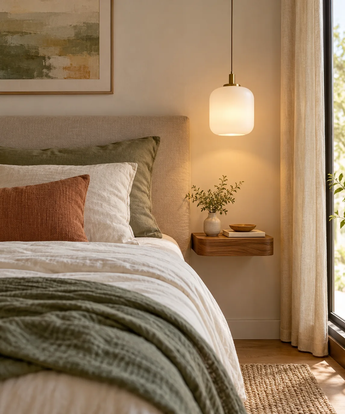 AI-generated editorial image inspired by small bedroom layouts