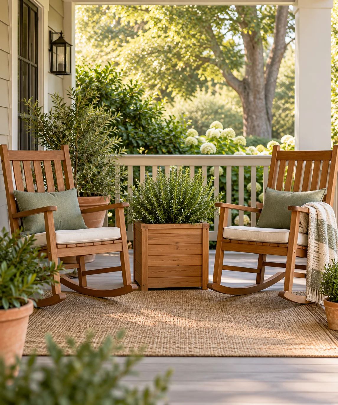 AI-generated editorial image inspired by patio seating ideas