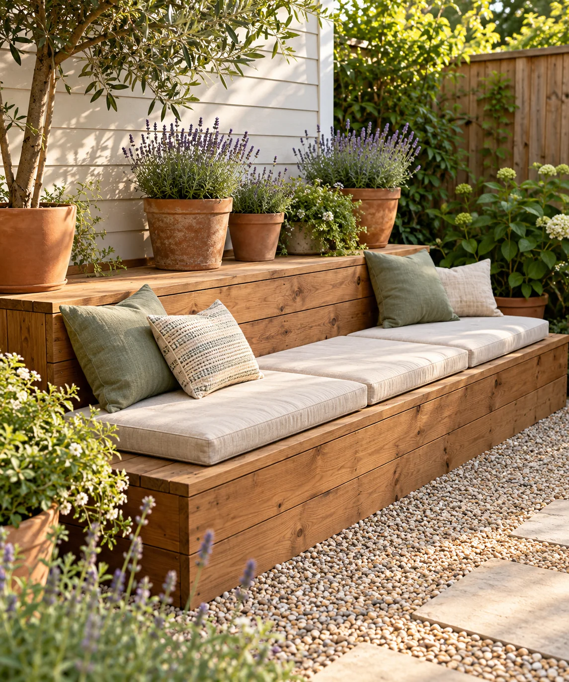 AI-generated editorial image inspired by patio seating ideas